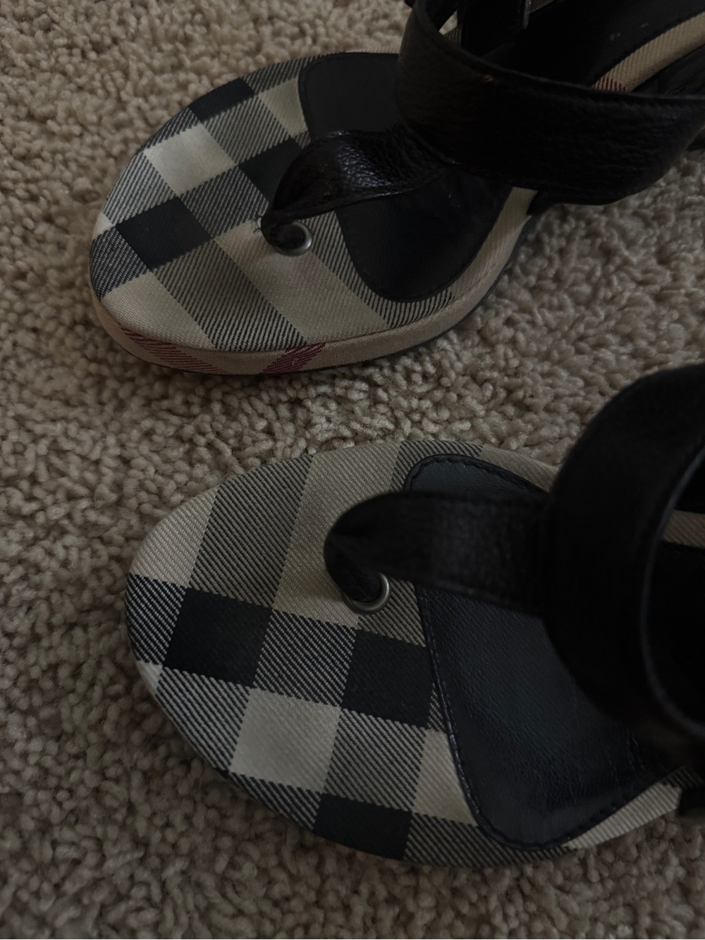Burberry Wedge Sandals - Picture 3 of 10